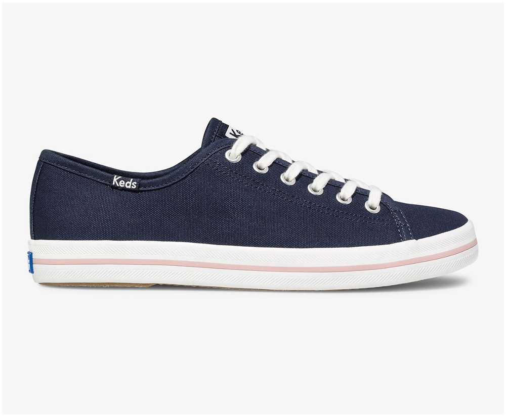 Tenis Keds Mujer Azul Marino - Washable Kickstart - 0584-CBGMF